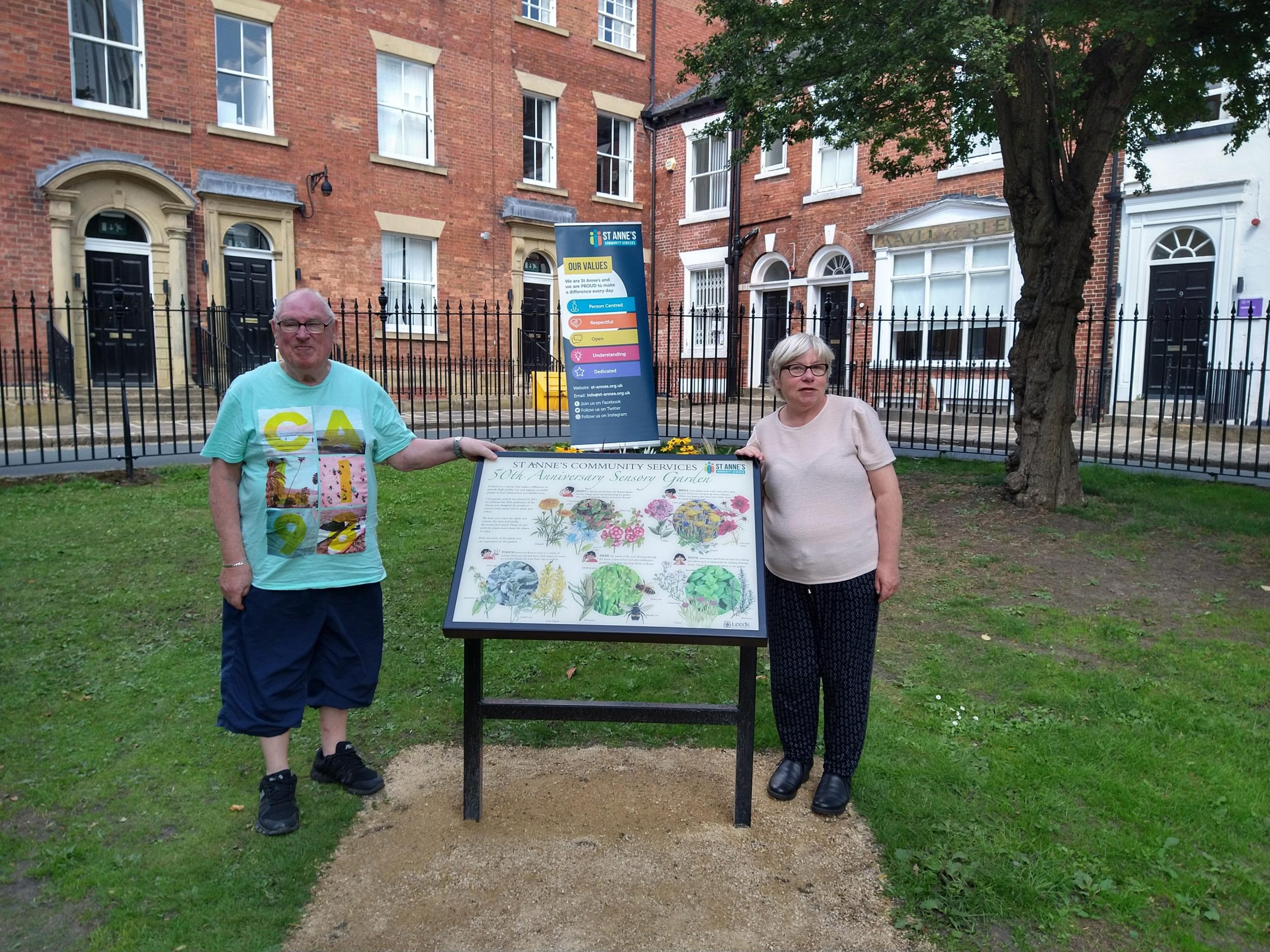 Sensory Garden Planting in Leeds, Celebrates Charity Anniversary