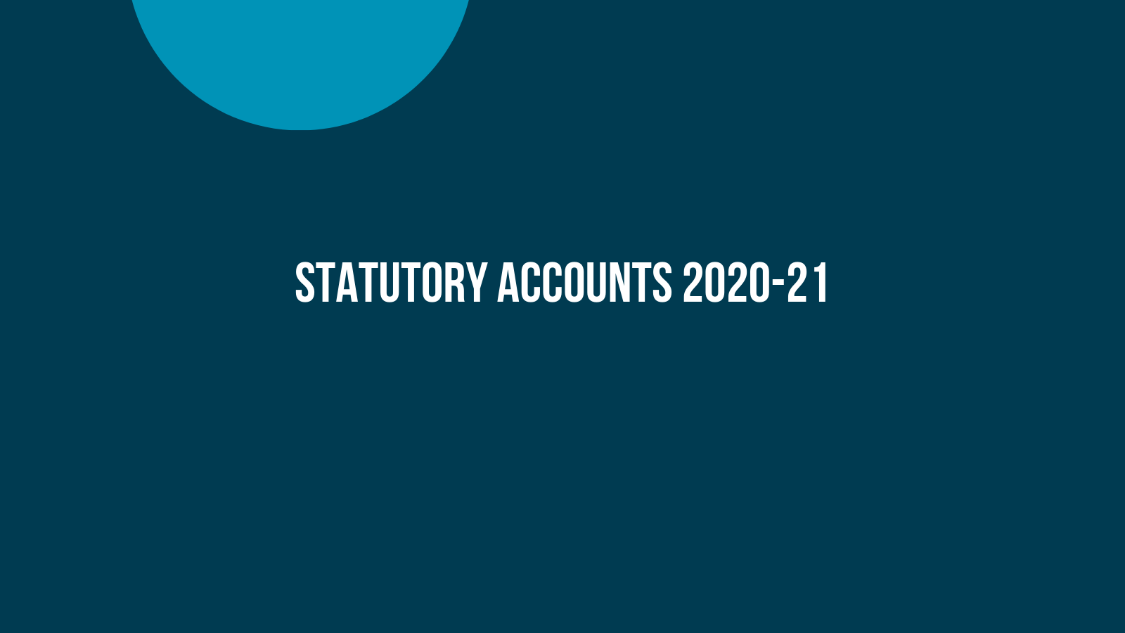 Statutory Accounts 2020-21