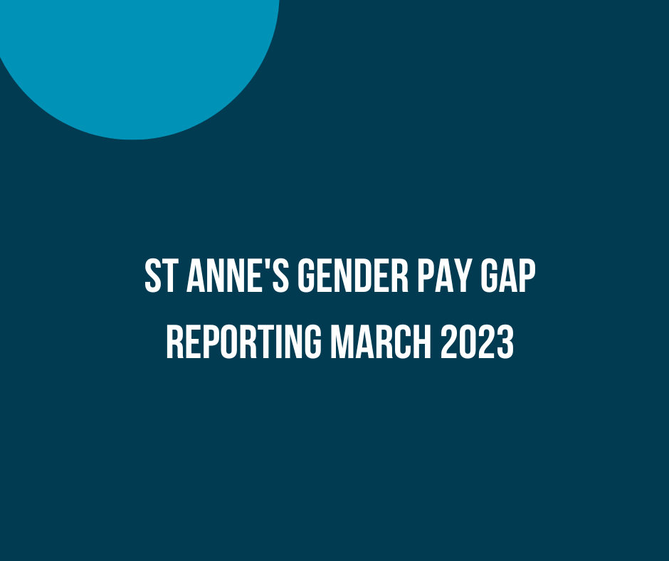 St Anne’s Gender Pay Gap Reporting March 2023