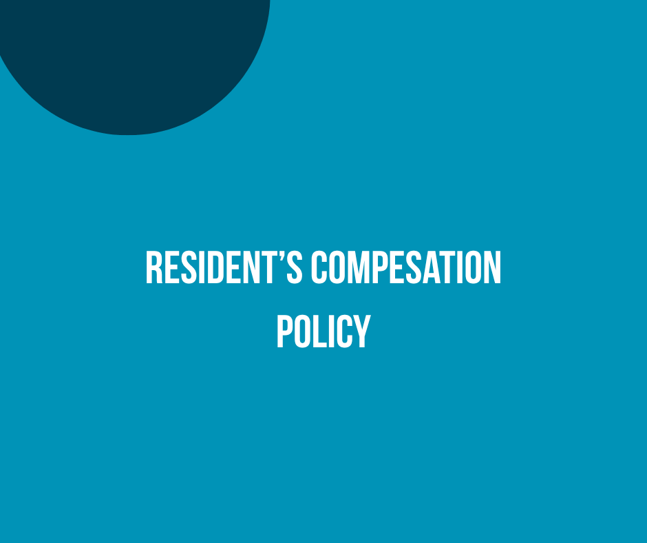 Resident’s Compensation Policy