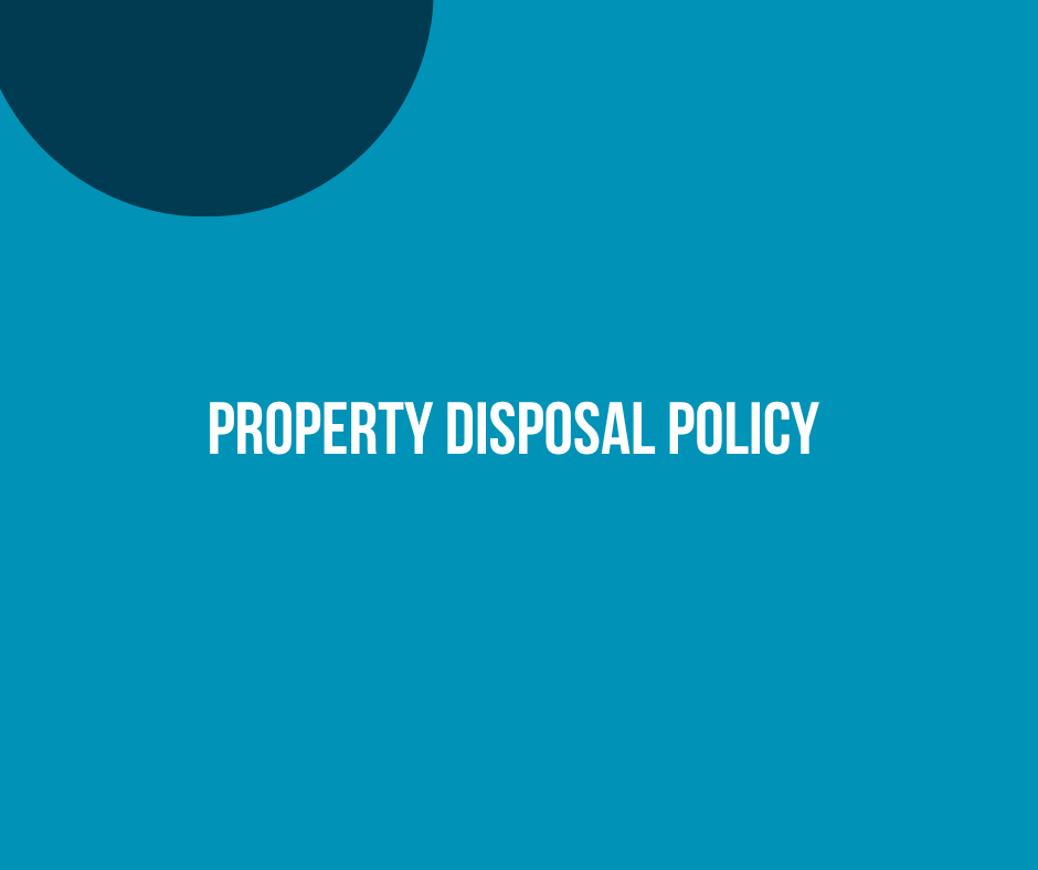 Property Disposal Policy