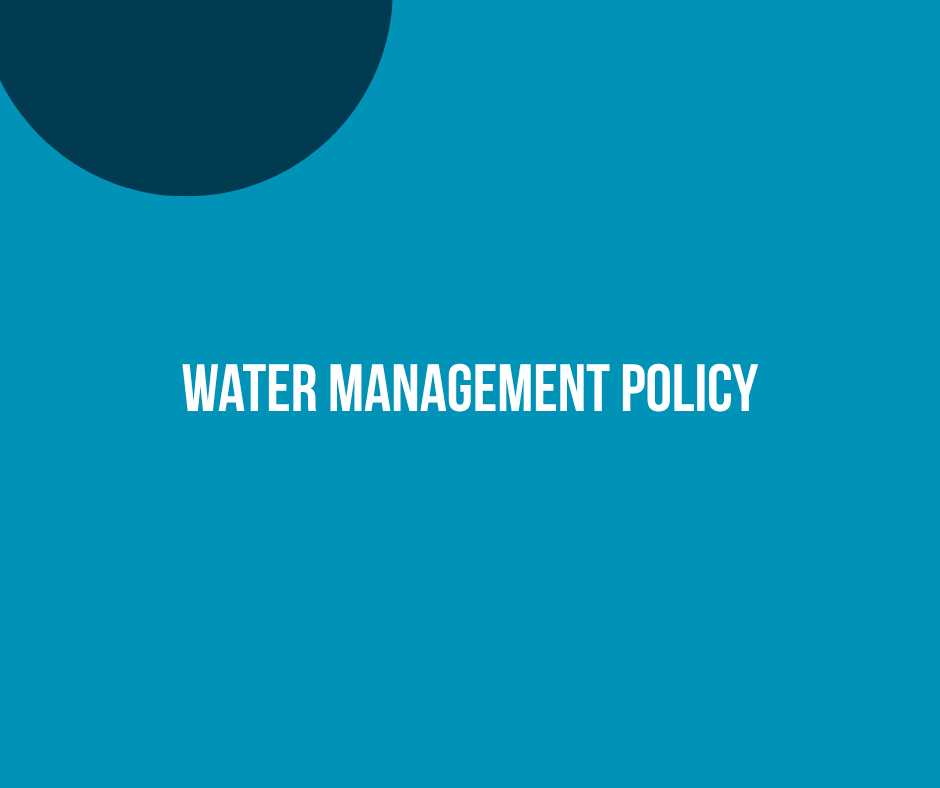 Water Management Policy